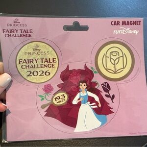 Disney Princess Fairy Tale Challenge Magnet with Pink and Blue